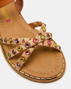 GILLIAN COGNAC MULTI POUR ENFANT