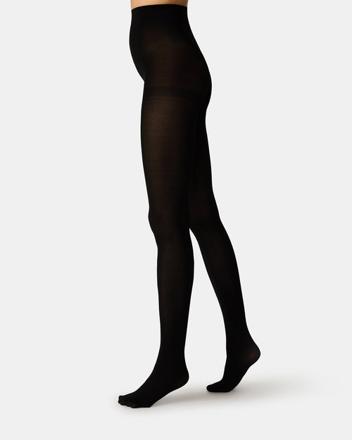 2 PACK LARGE LACE OPENWORK TIGHTS BLACK
