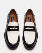 CUIR NOIR/BLANC NATAN