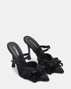 BAYLIN SATIN NOIR STRASS