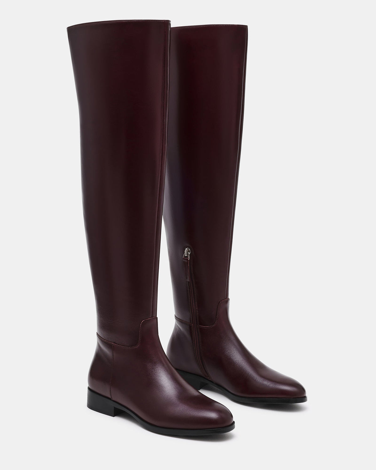 CUIR CERISE FONCÉ CANTER