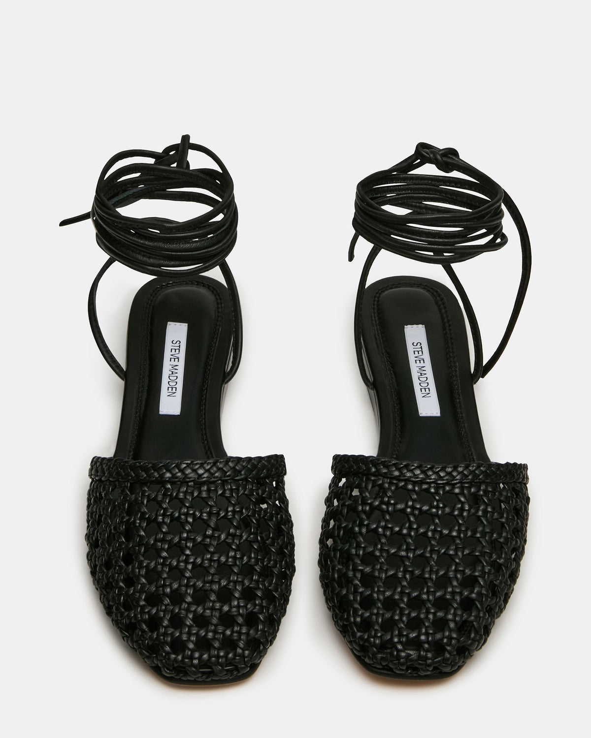 FLUTTER BLACK LEATHER