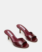 CUIR KENDRIX OSTRICH CERISE FONCÉ