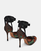 LARINA BROCART MULTICOLORE NOIR