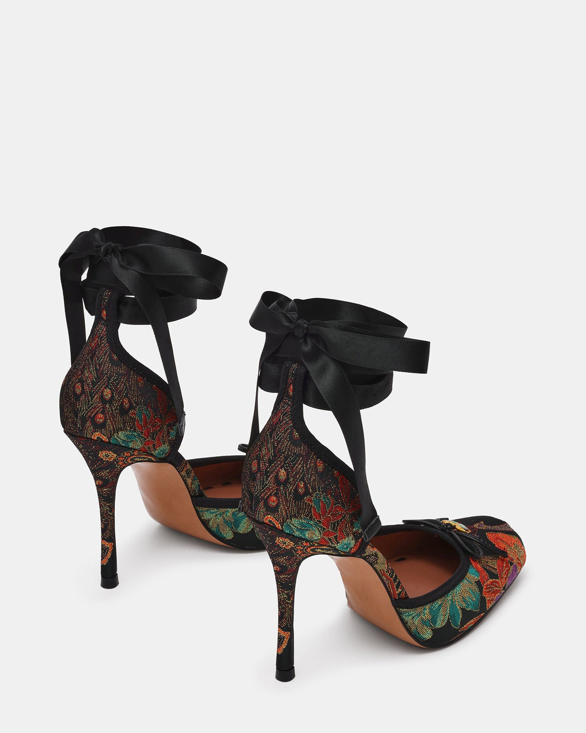 LARINA BLACK MULTI BROCADE