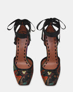LARINA BROCART MULTICOLORE NOIR