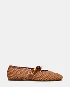 RAFFIA MARRON POPPIN