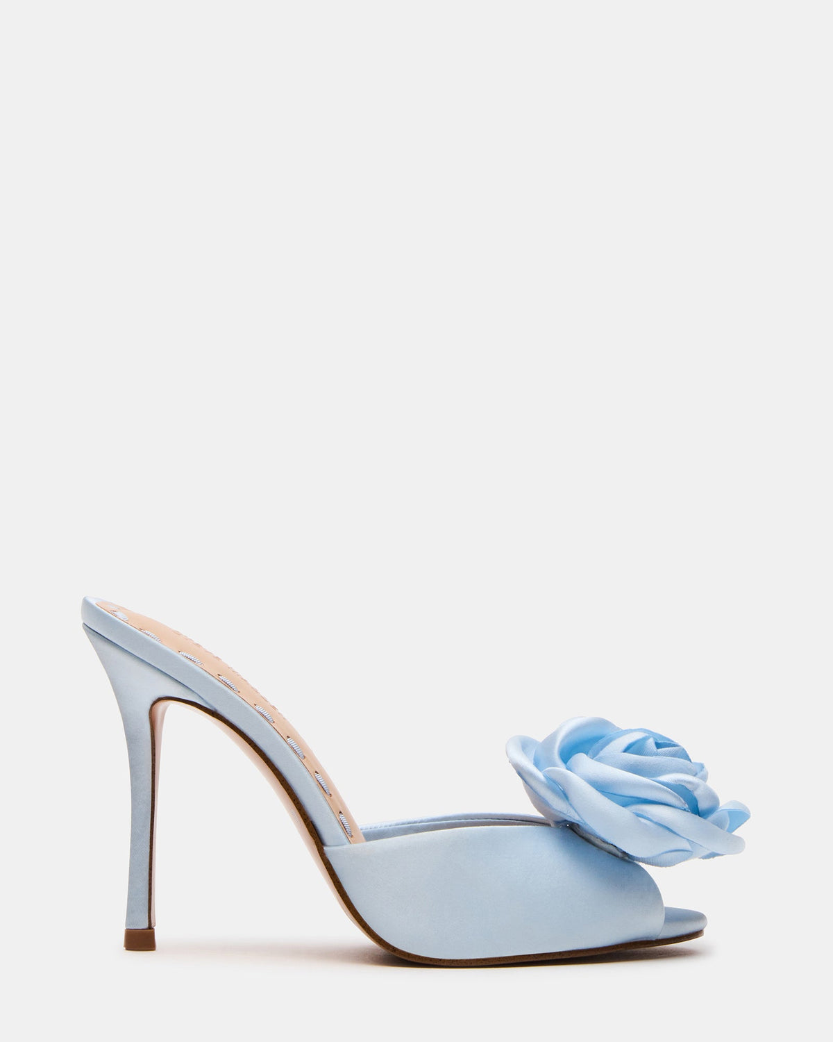 PRIYA FLEUR SATIN BLEU