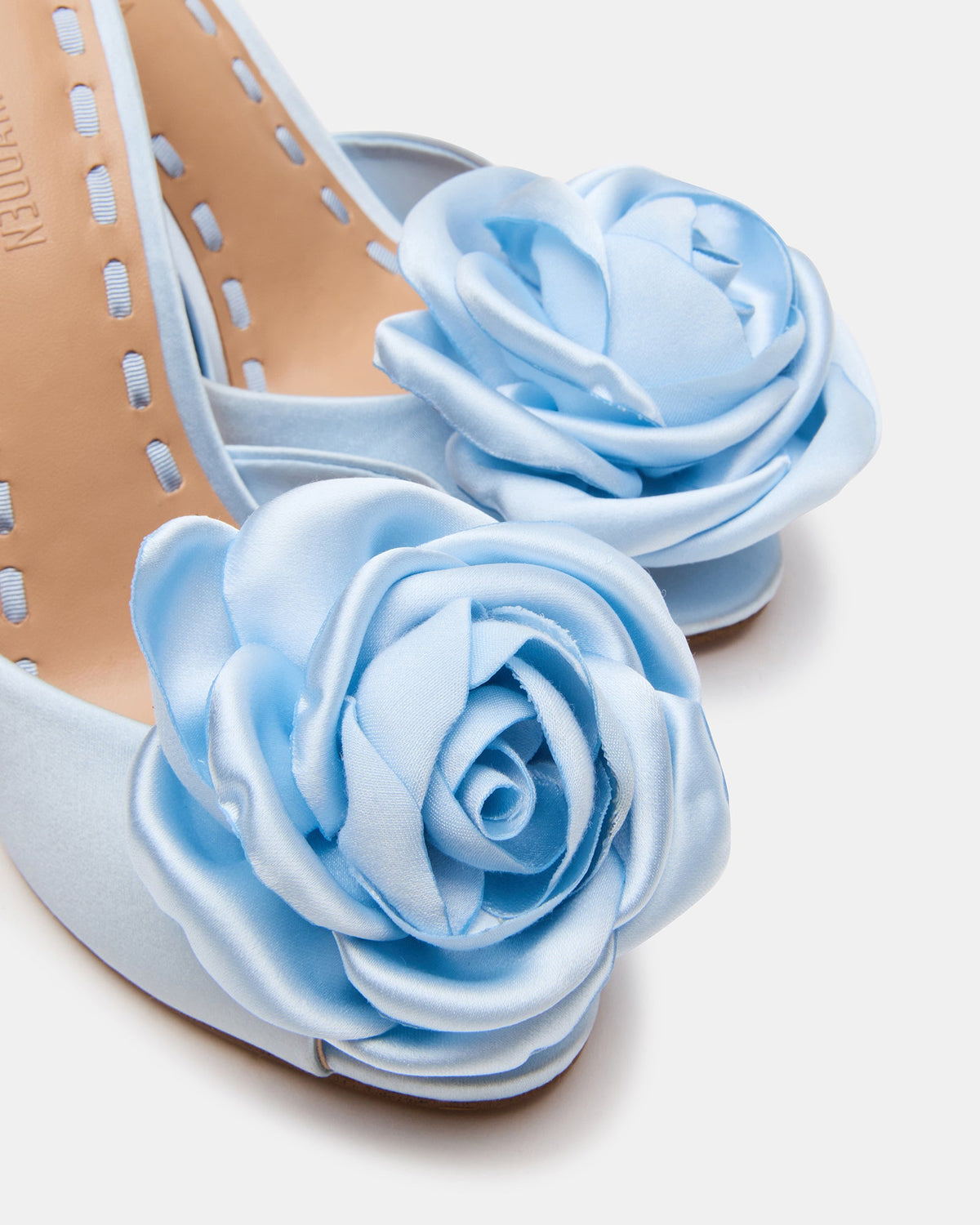 PRIYA FLEUR SATIN BLEU