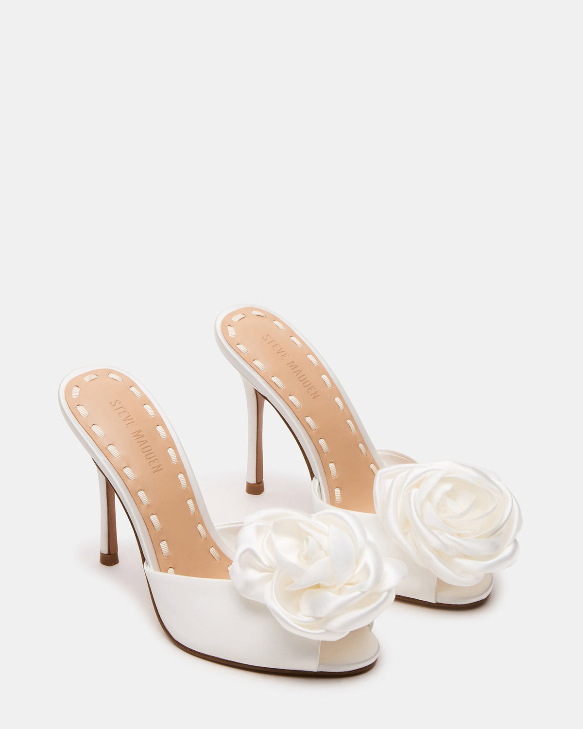 PRIYA FLEUR SATIN IVOIRE