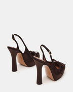 SOFIE SATIN MARRON