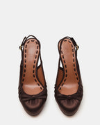 SOFIE SATIN MARRON