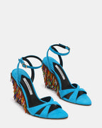 SORYNN TURQUOISE MULTI PAILLETTES