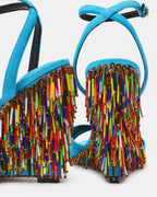 SORYNN TURQUOISE MULTI PAILLETTES