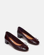 STEFFI CERISE NOIR VERNIS