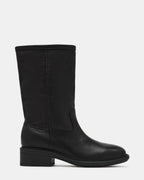 CUIR NOIR ÉGARÉ