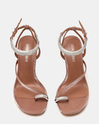 TIA STRASS SATIN MOCHA
